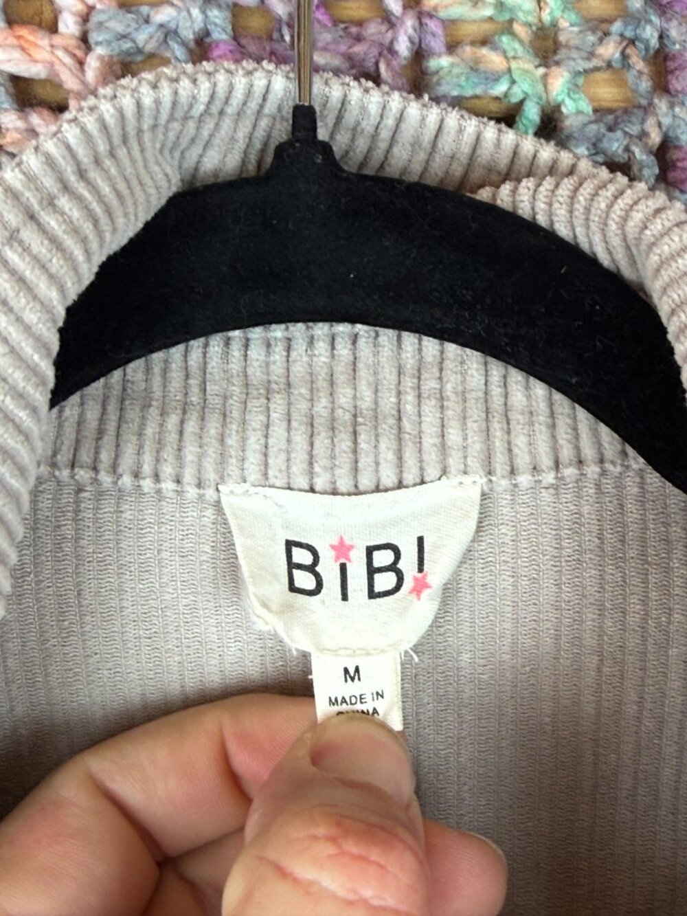 BiBi Corduroy Cheetah Print Jacket (Size M) - Picture 2 of 4